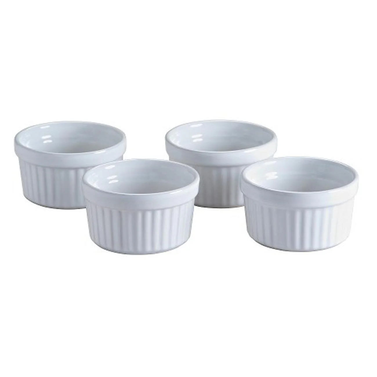 Mason Cash Set of 4 Ramekin Souffle Dishes 9cm