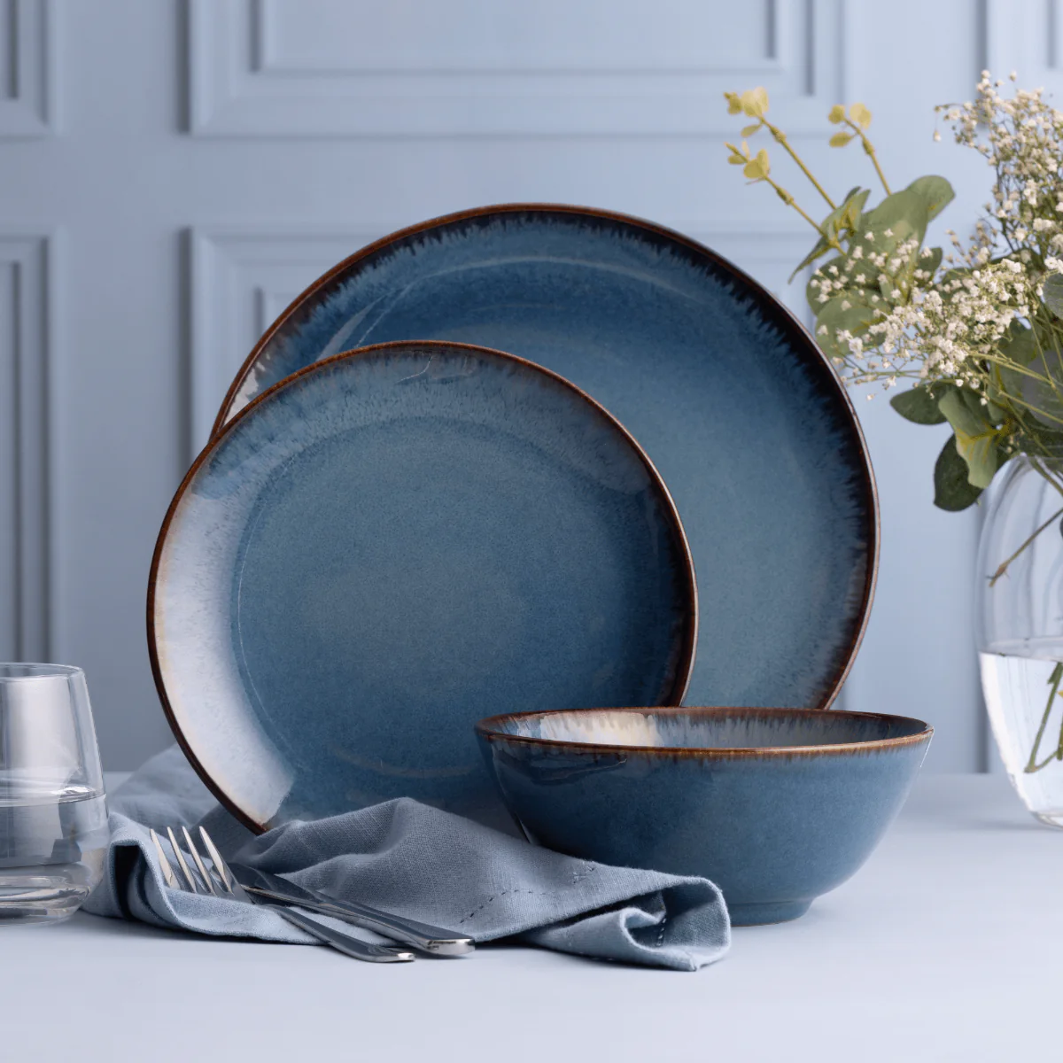 Mason & Cash Reactive Blue Pasta Bowl - Image 6