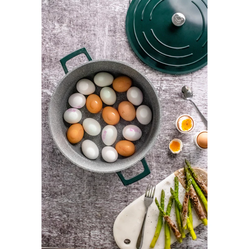 MasterClass Cast Aluminium Casserole Dish 5L Hunter Green - Image 5