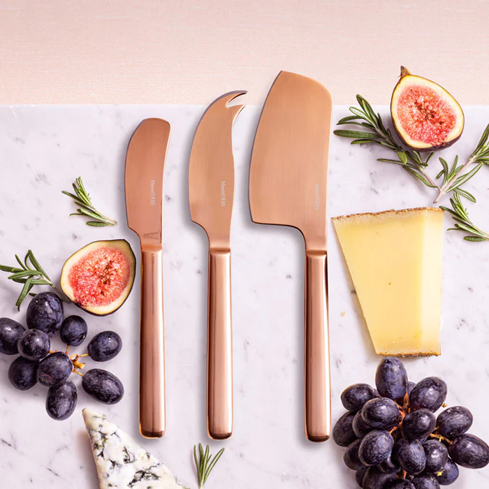 Mauviel 1830 Cookware 3 piece Cheese Cutlery Set - Image 2