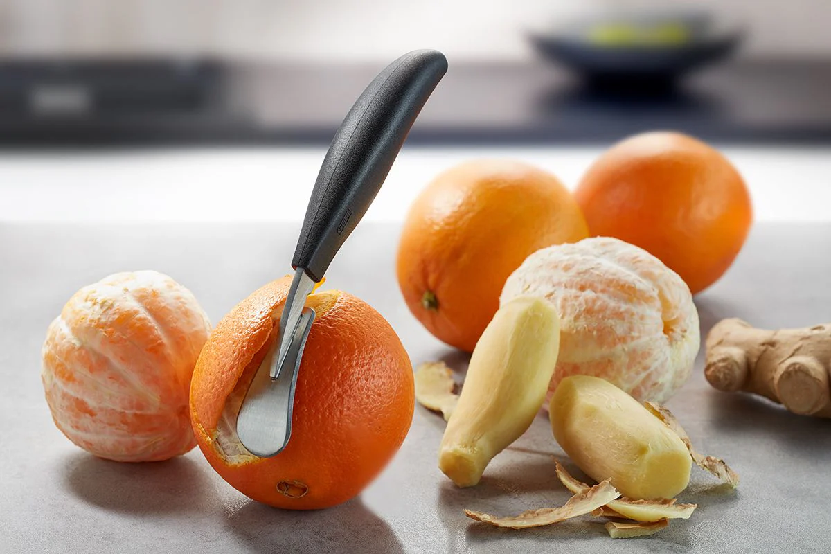Gefu Melansina Ginger & Orange Peeler - Image 3