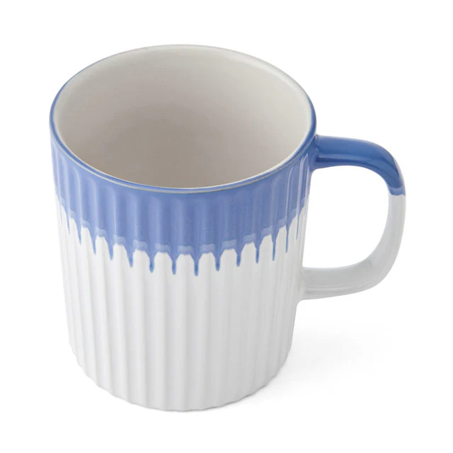 MIKASA BLUE TEXTURED MUG 410ML - Image 2