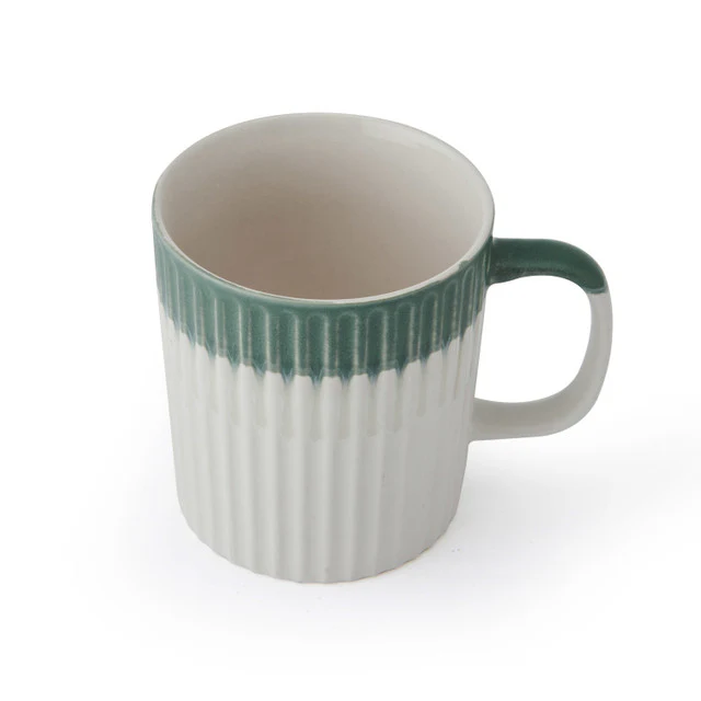 MIKASA GREEN TEXTURED MUG 410ML - Image 2