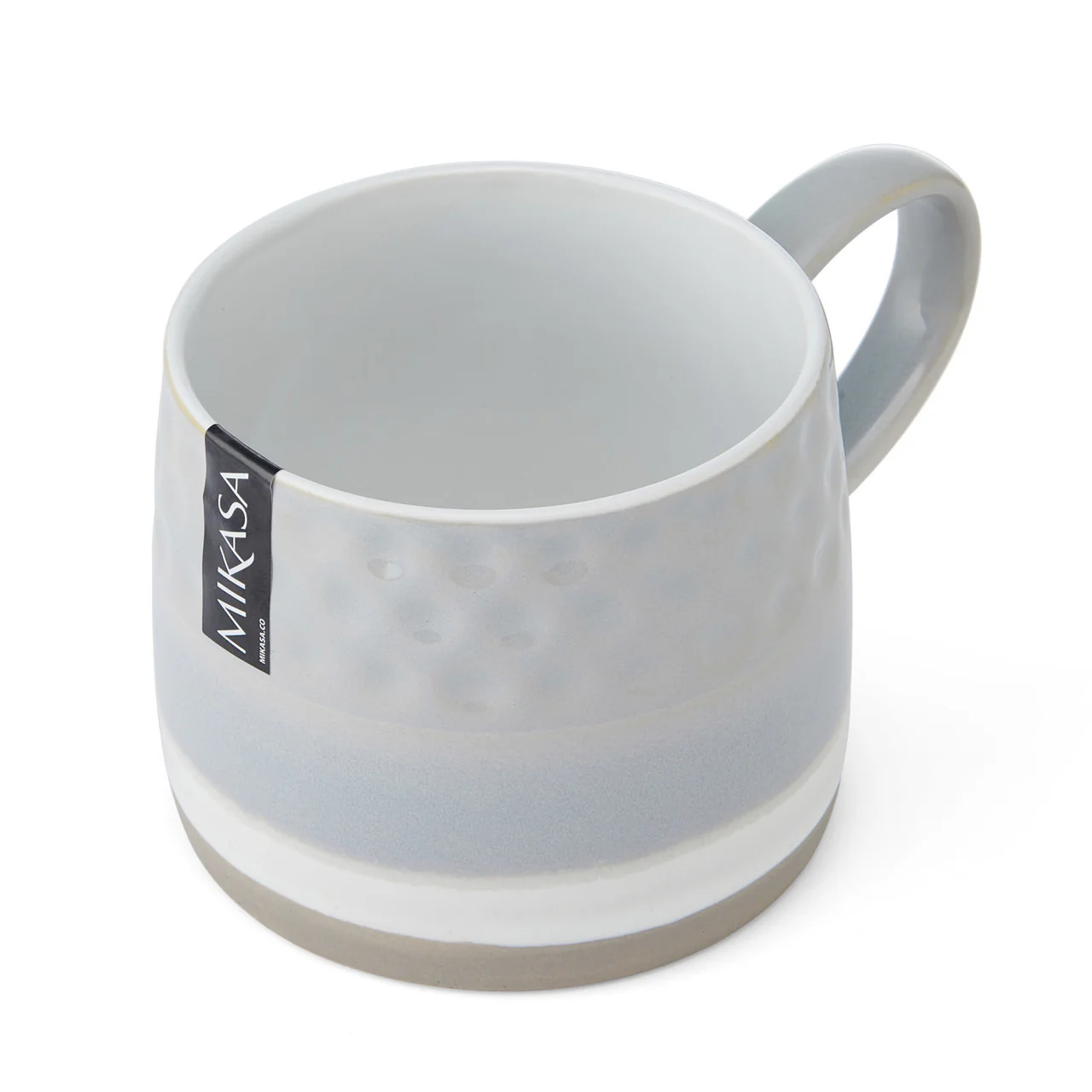 MIKASA GREY TEXTURED OMBRE MUG 320ML - Image 2