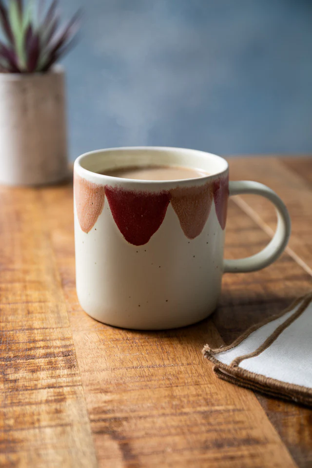 MIKASA SCALLOP PRINT MUG 380ML - Image 3