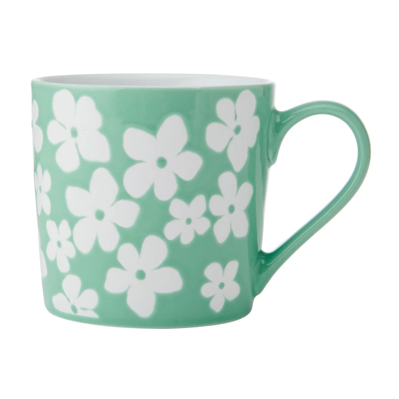 MIKASA WAX RESIST BLUE FLOWER MUG 360ML