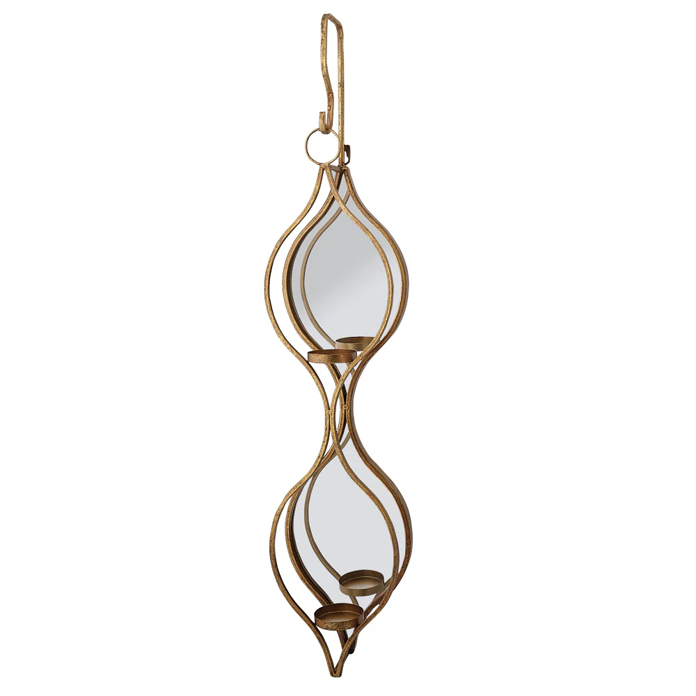 Mindy Brownes Ellie Mirrored Candle Holder Double