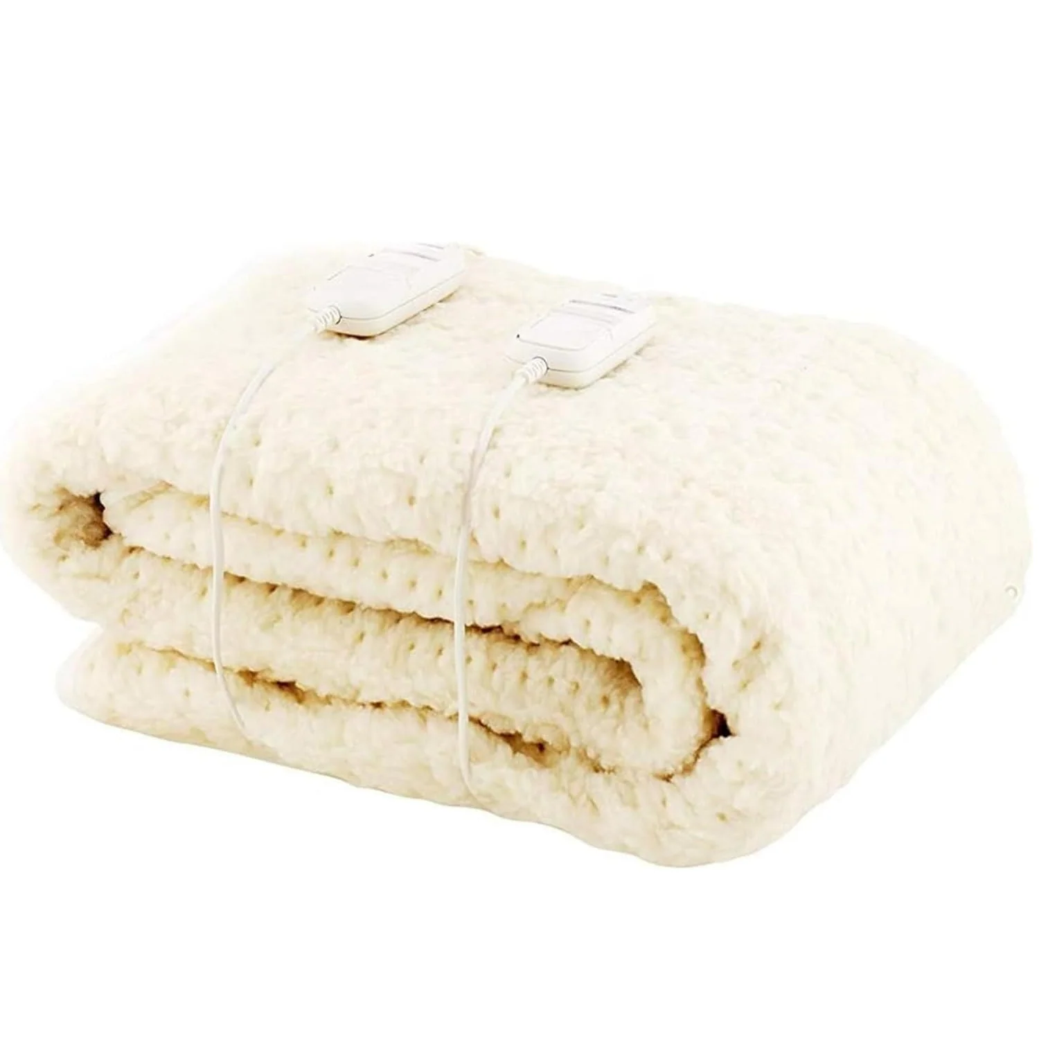 Monogram King Size Fleece Dual Control Electric Blanket - Image 5