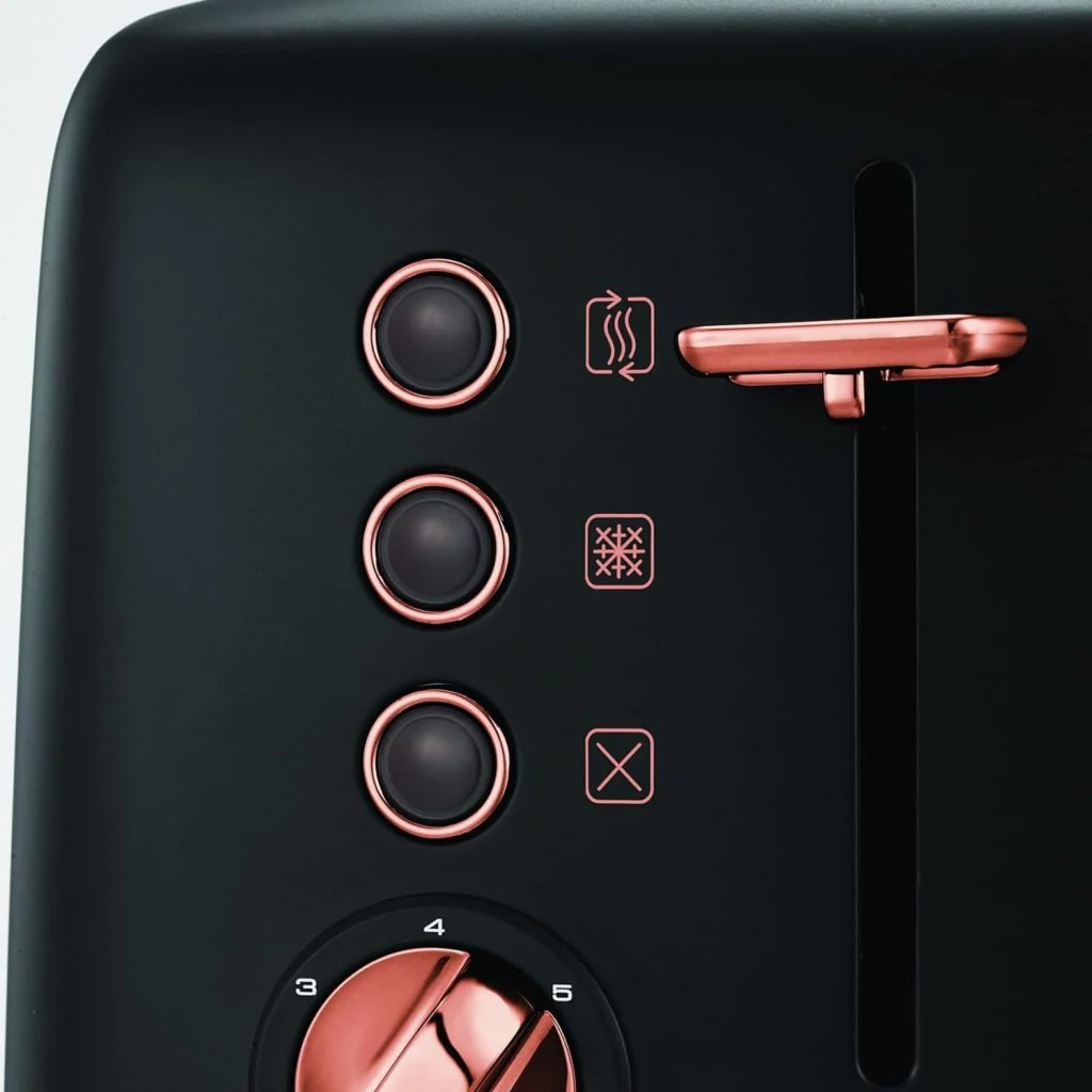 Morphy Richards 4 Slice Long Slot Toaster – Rose Gold - Image 2