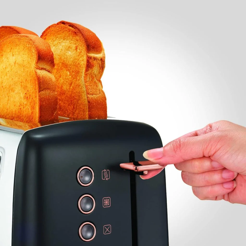 Morphy Richards 4 Slice Long Slot Toaster – Rose Gold - Image 5