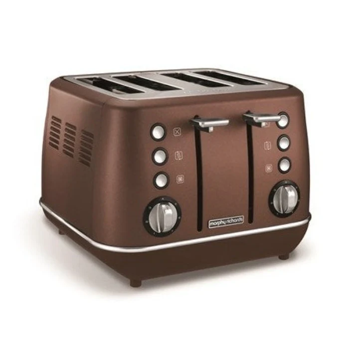 Morphy Richards Evoke Copper Steel 4 Slice Toaster