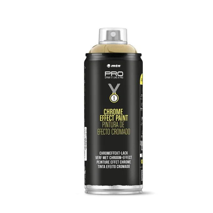 MTN PRO Chrome Effect Paint Gold 400ml Specialties
