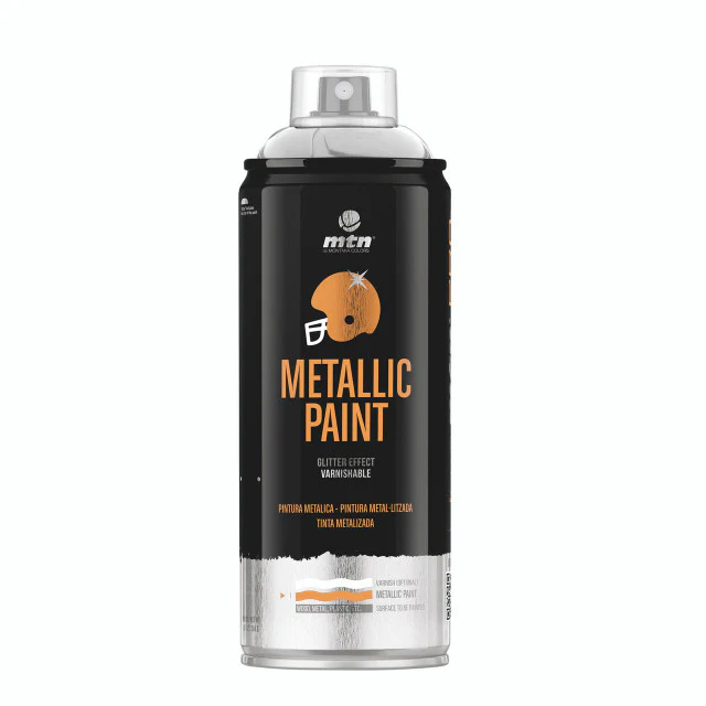 MTN PRO Metallic Paint Aluminum R-9006 400ml Specialties