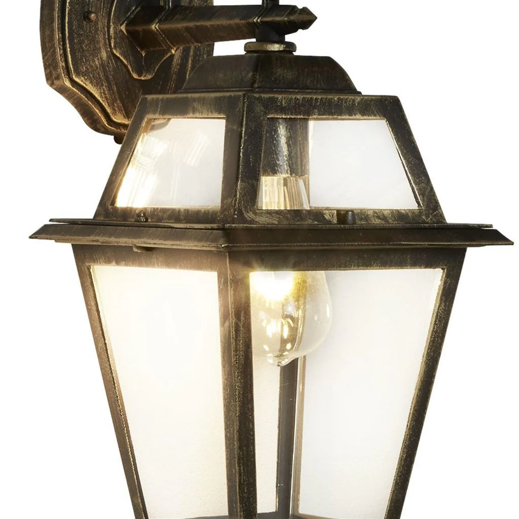 New Orleans Outdoor Light - Black Gold IP44 - Image 2