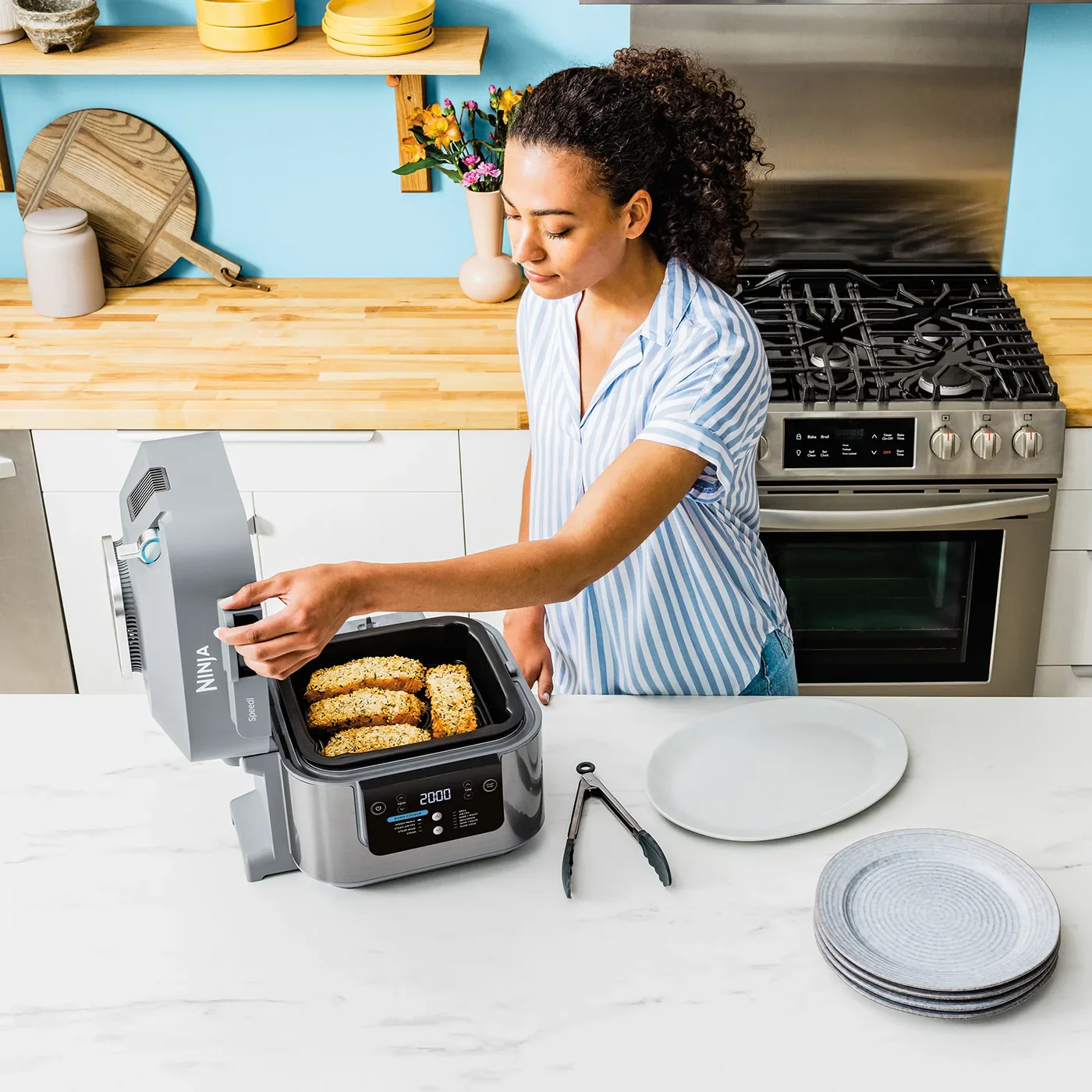 Ninja 5.7L Speedi Rapid Cooker & Air Fryer - Image 3