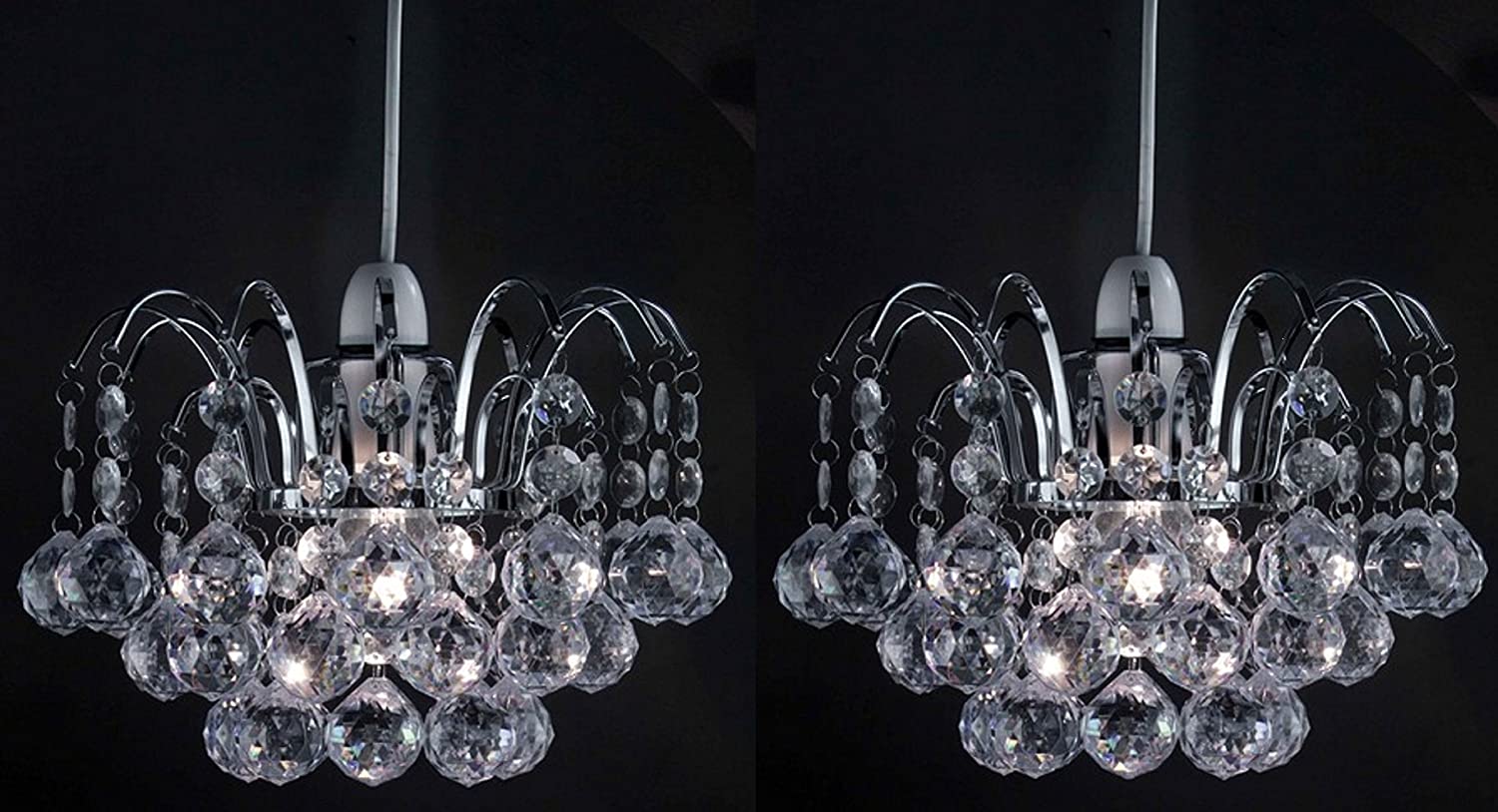 Oreil Acrylic Ball Droplet Pendant Ceiling Light Lampshade