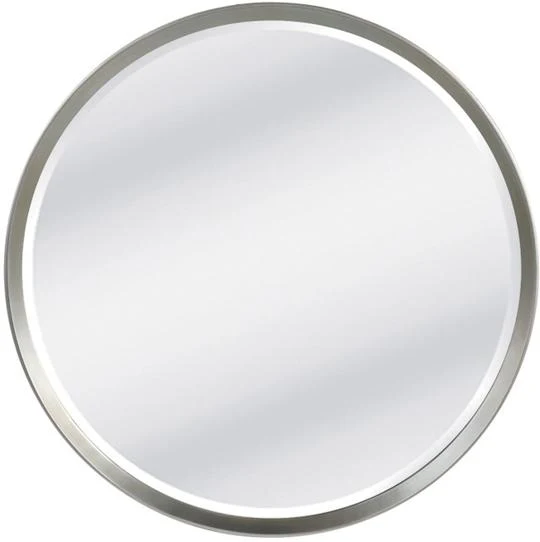 Orne Round Silver Mirror