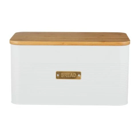 Otto Square Bread Bin | White