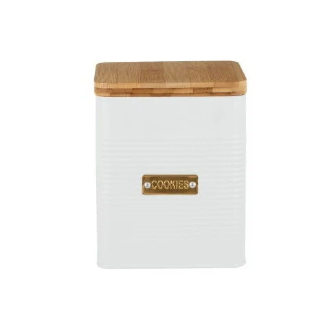 Otto Square Cookie Storage | White