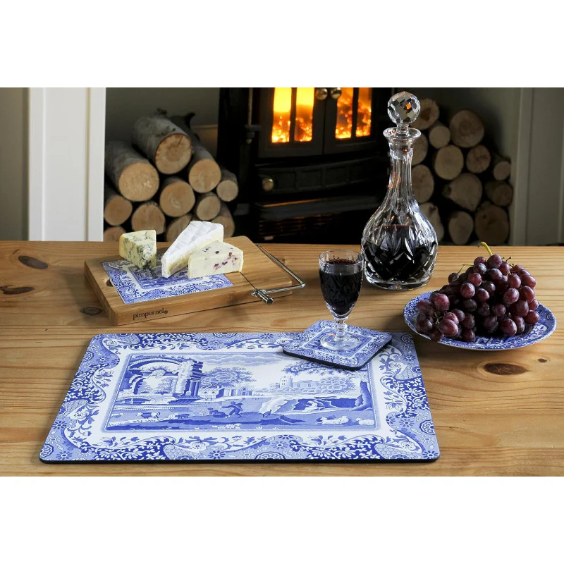 Pimpernel Blue Italian Set of 6 Placements - Image 4
