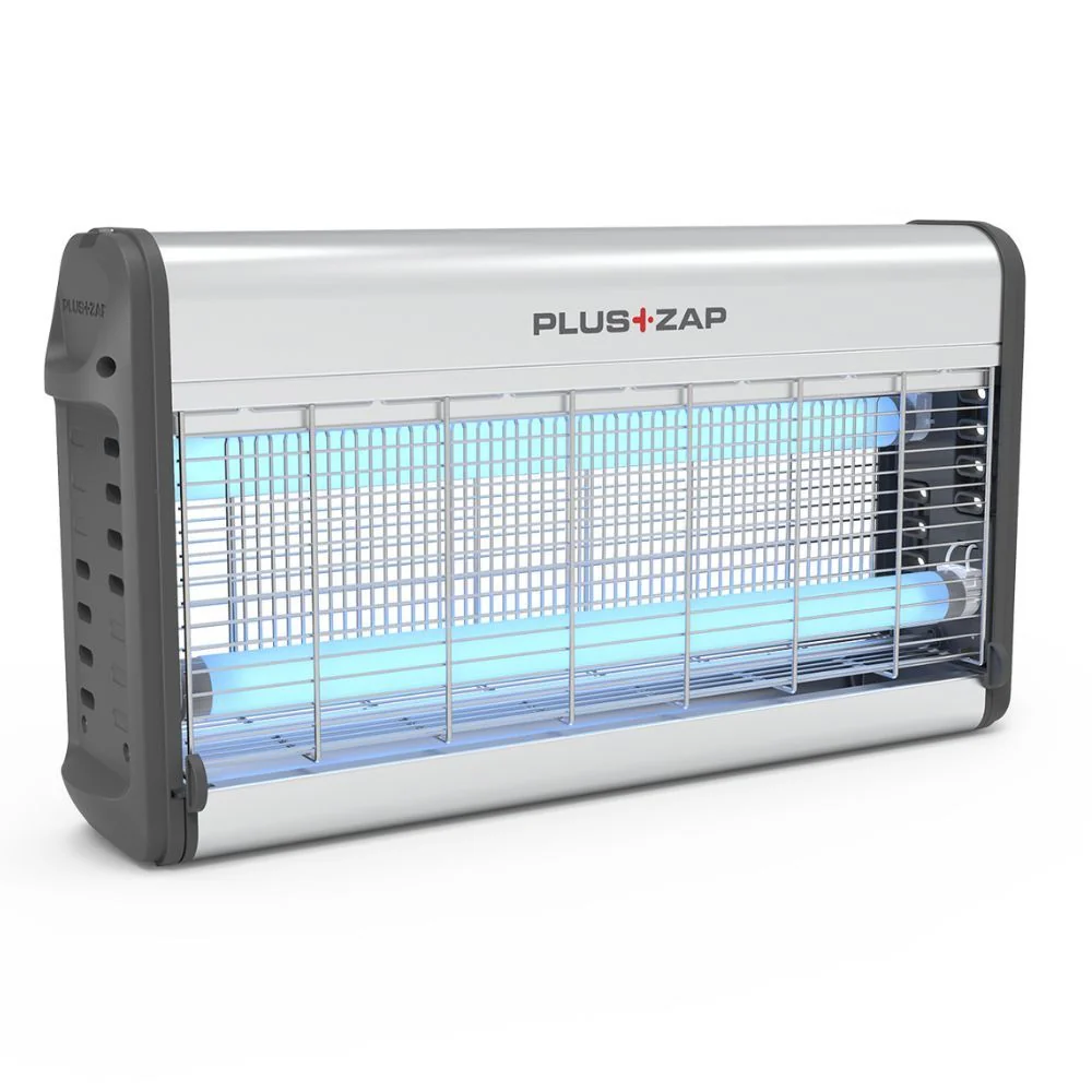 PlusZap 3rd Generation Commercial Electric Flykiller – Energy Efficient UV Insect Killer