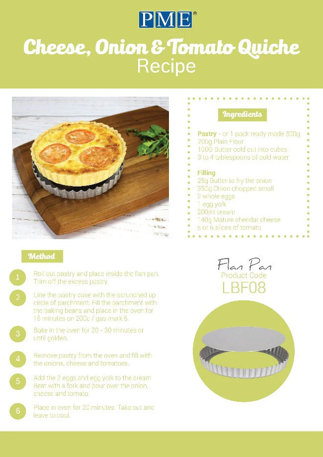 PME Loose Bottom Flan Pan 10 Inch - Image 5
