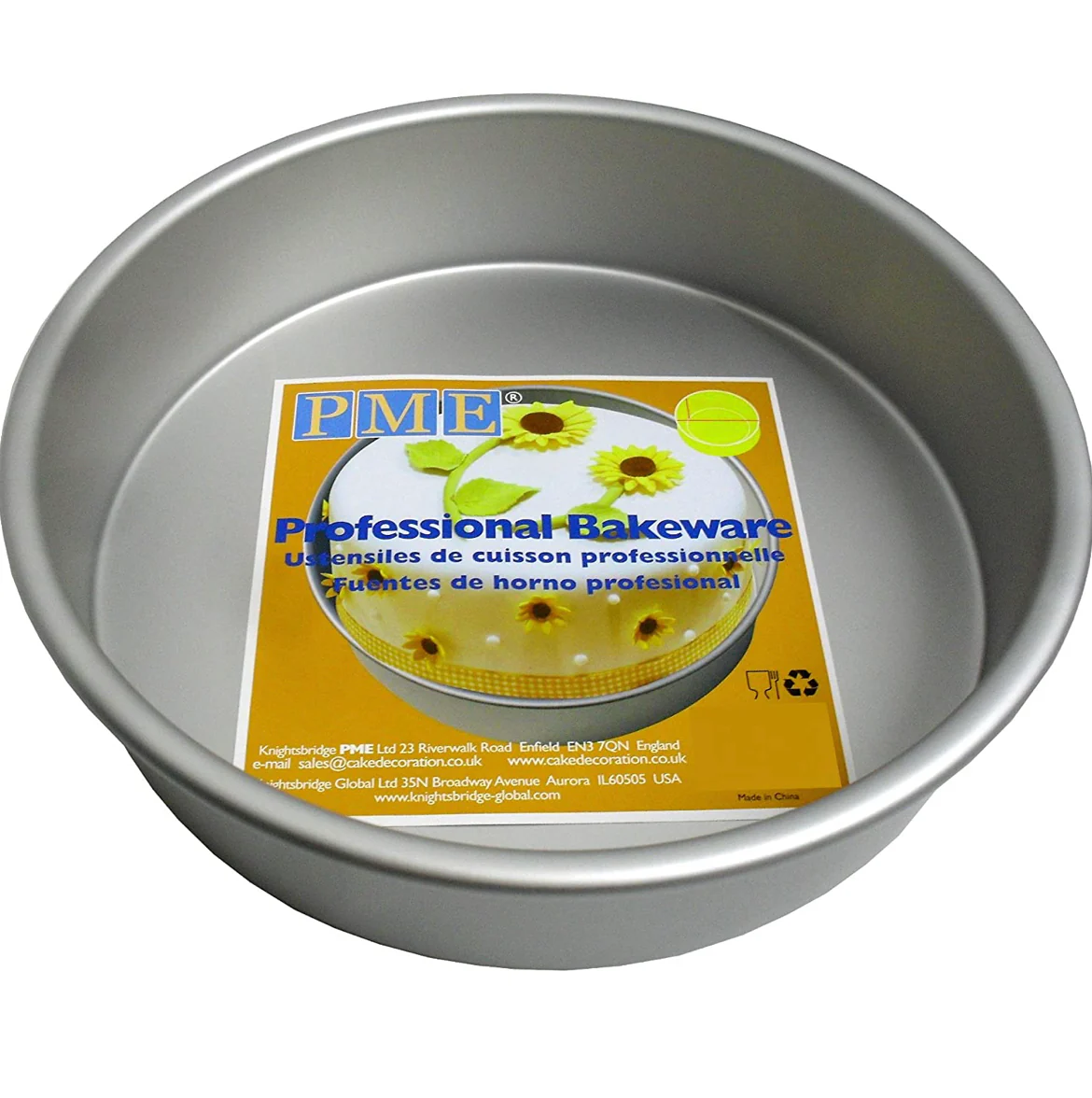 PME Round Cake Pan 10x2 Inch