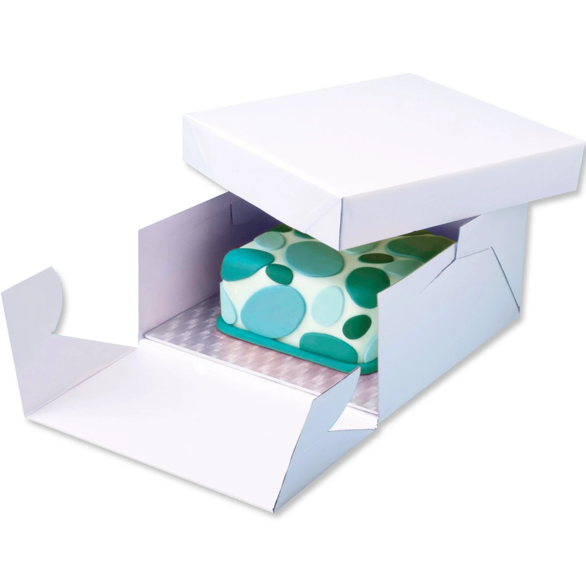 12 Inch PME Square Cake Card & Box - Image 2