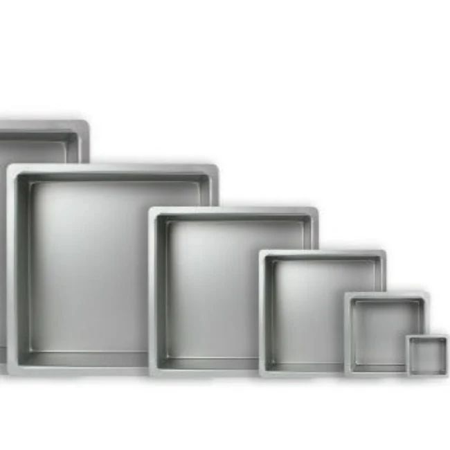 PME Square Cake Pan 10 x 10 x 3 Inch - Image 3