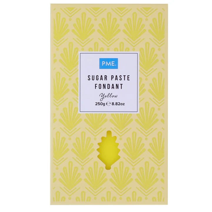 PME Sugar Paste Fondant – Yellow 250g