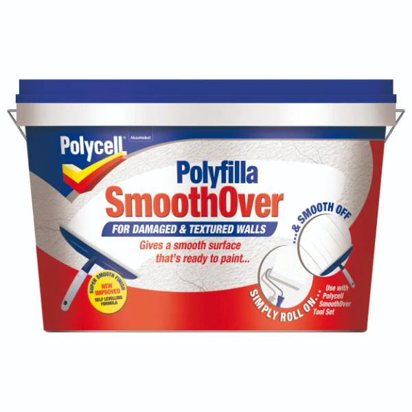 Polycell Polyfilla 5L SmoothOver for Damaged & Textured Walls