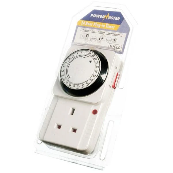 PowerMaster 24 Hour Plug-In Timer