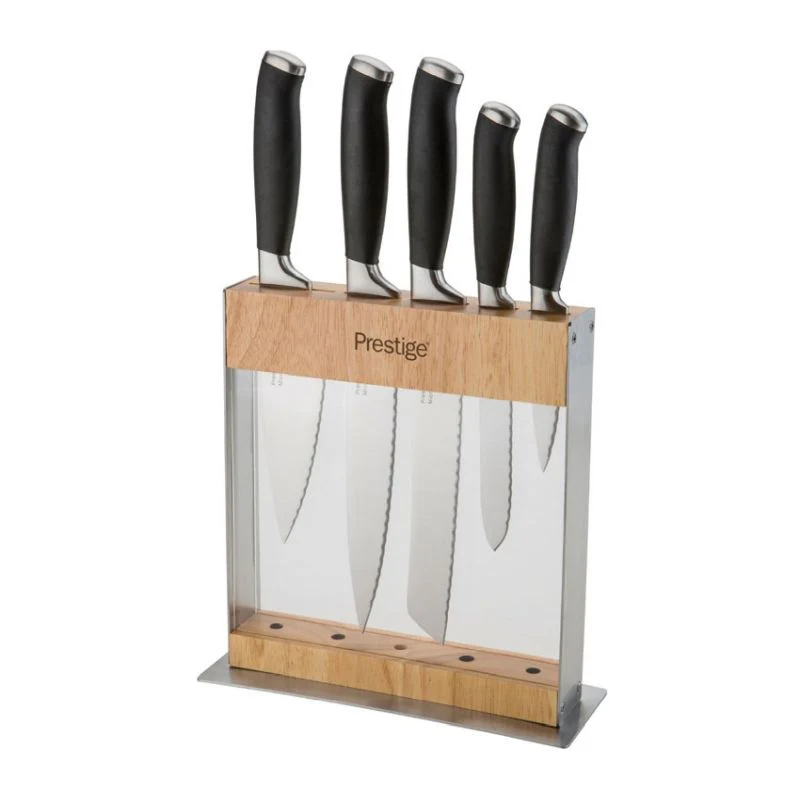 Prestige Dura Sharp Kitchen Knife Block Set