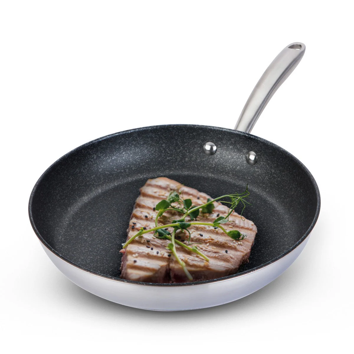 Prestige Scratch Guard Non Stick Stainless Steel Frying Pan 29cm