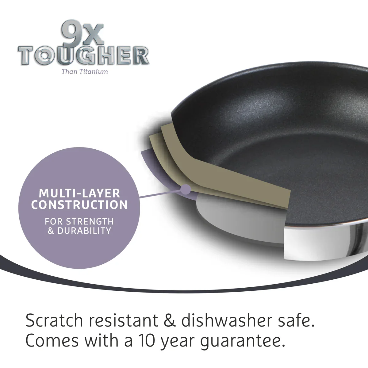 Prestige Universal Saucepan Set of 3 - Image 3