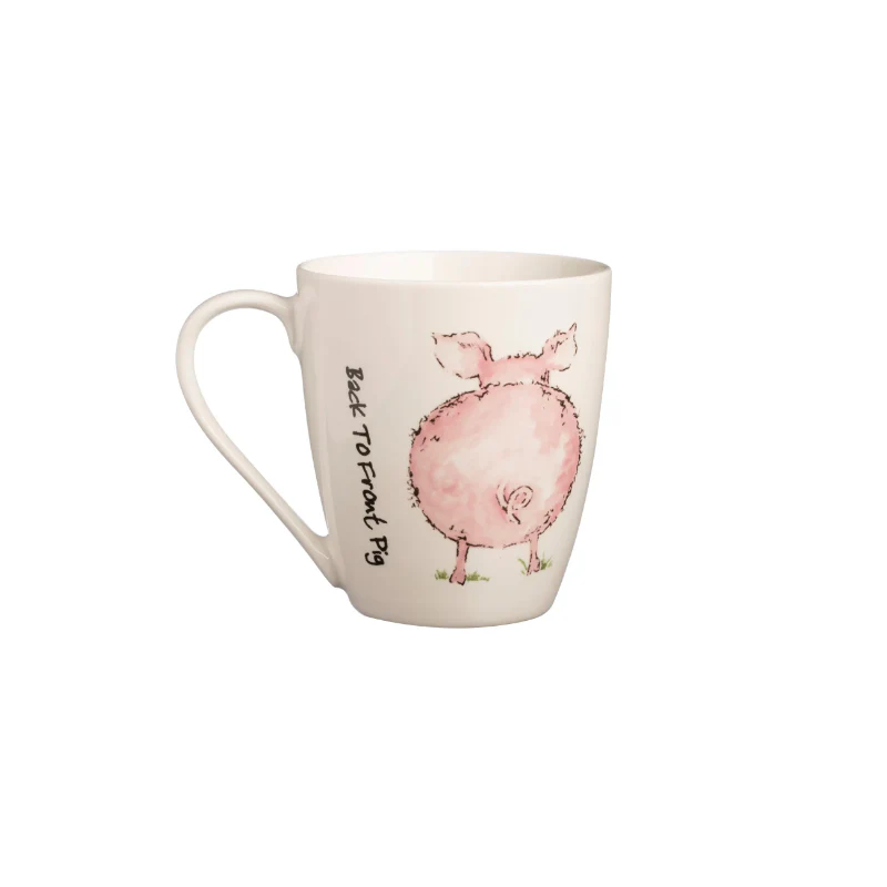 Price & Kensington Back To Front Pig Fine China Mug 35cl - Image 2