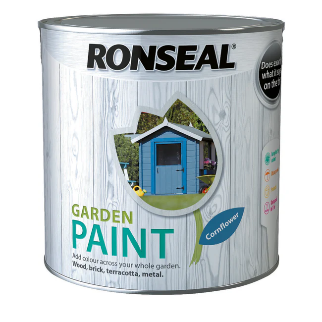 Ronseal Garden Paint 2.5L Cornflower