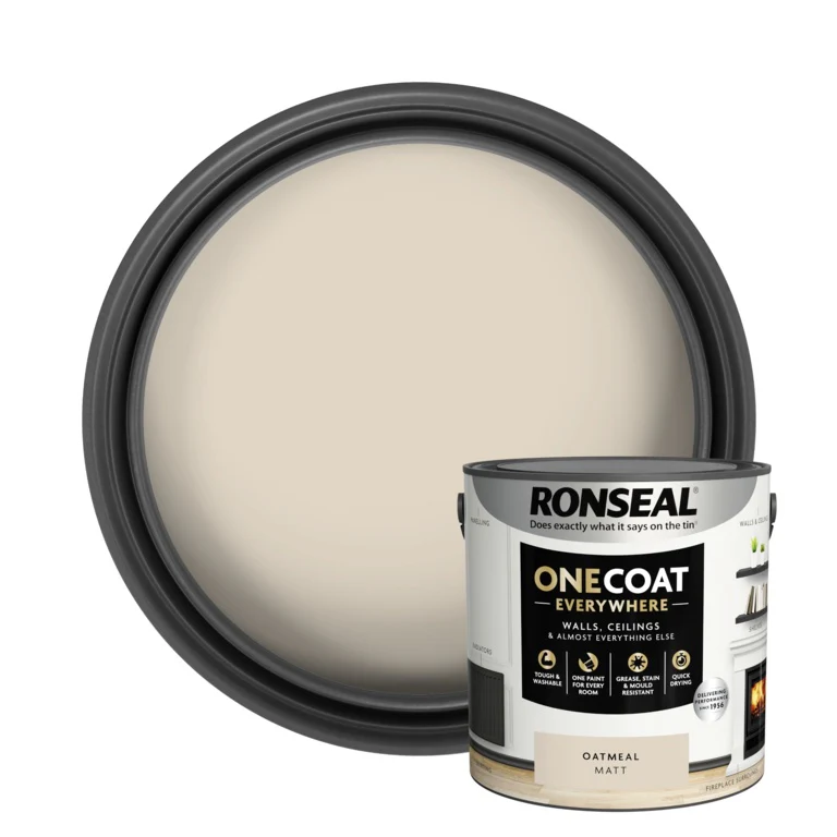 Ronseal One Coat Everywhere 2.5L - Oatmeal Matt