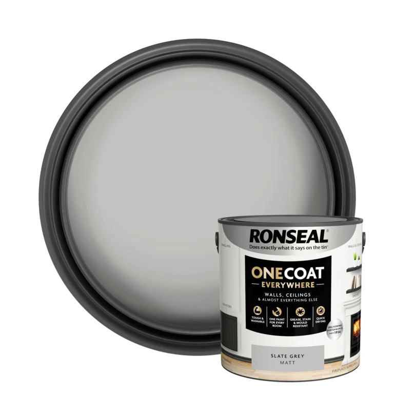 Ronseal One Coat Everywhere 2.5L - Slate Grey Matt
