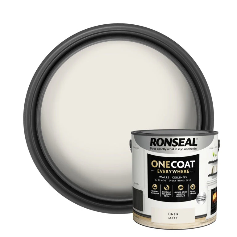 Ronseal One Coat Everywhere 5L - Linen Matt