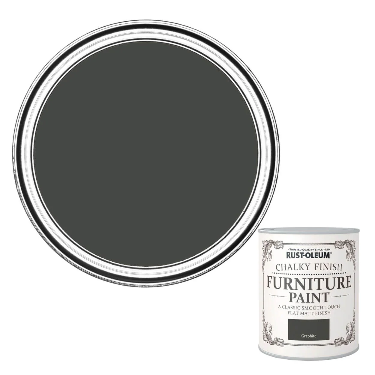Rust-Oleum Chalky Finish Furniture Paint - Graphite