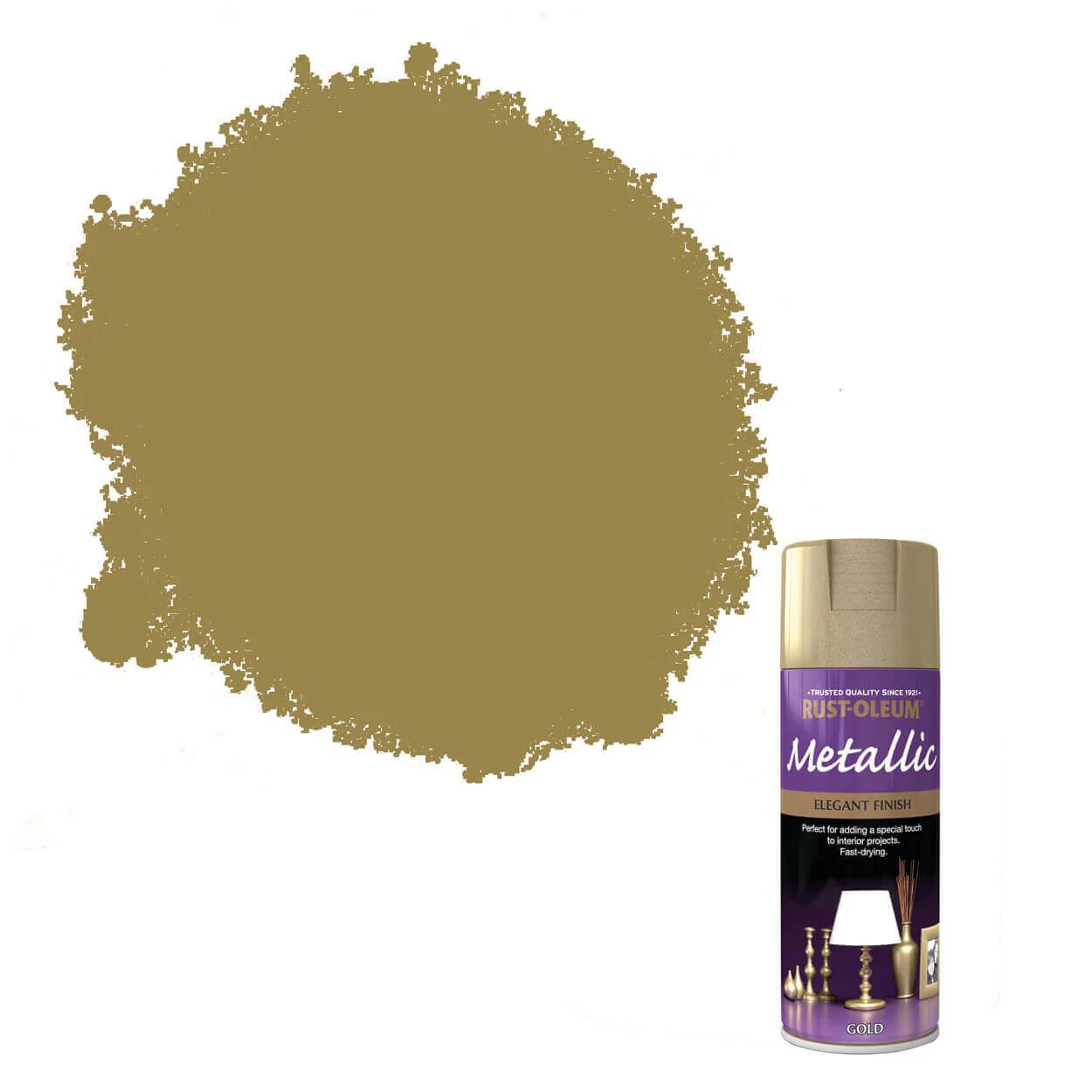 Rust-Oleum Metallic Spray Paint 400ML - Gold