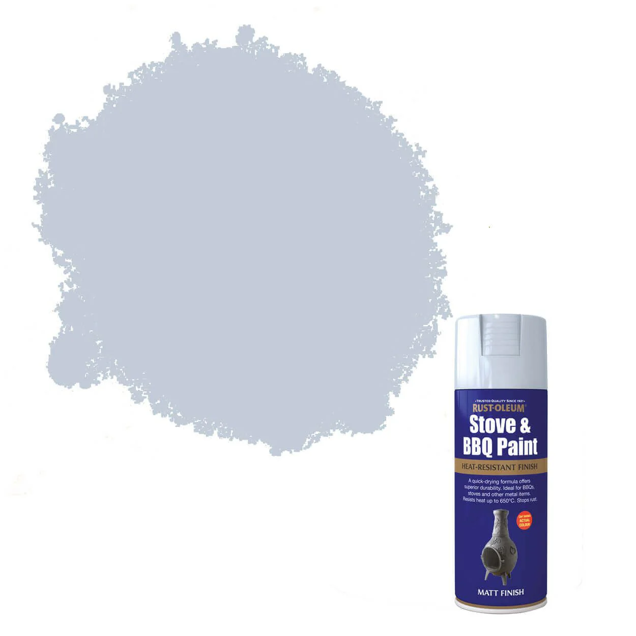 Rust-Oleum Stove & BBQ Spray Paint 400ML - Silver