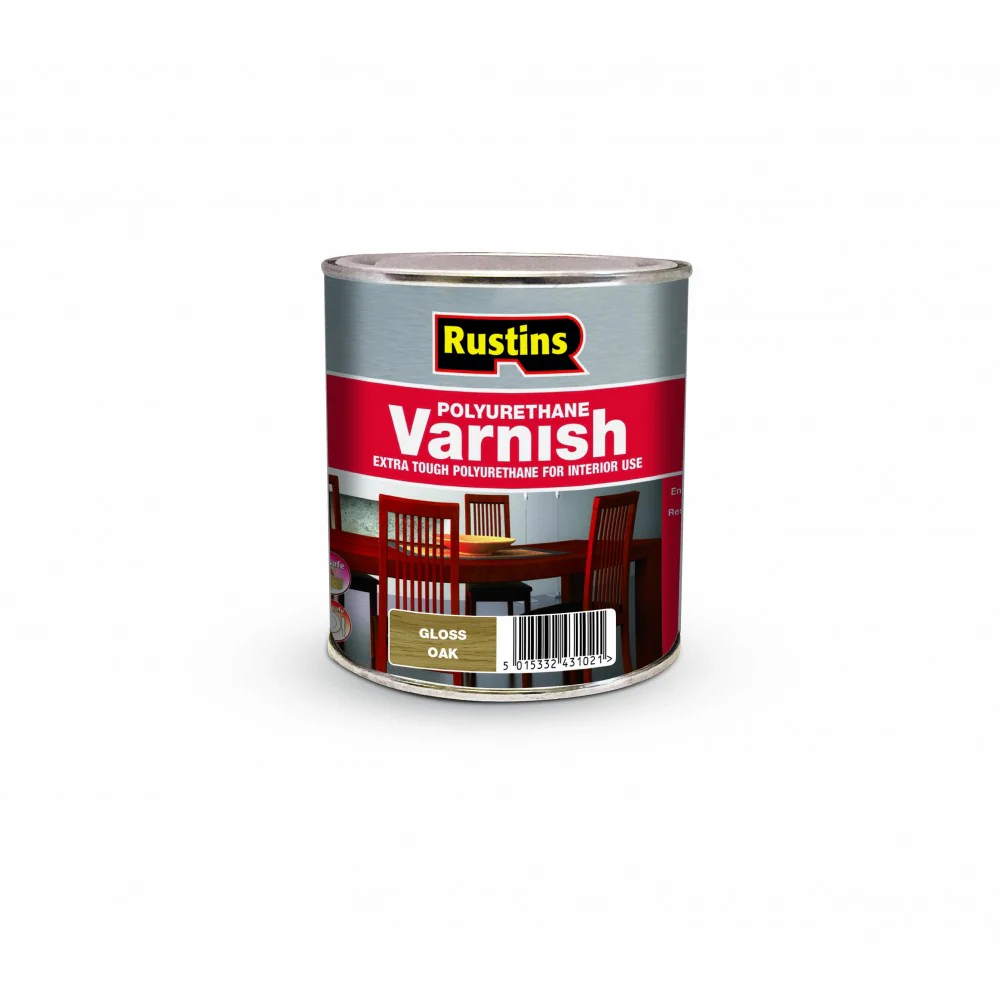 Rustins Polyurethane Varnish - Gloss Oak