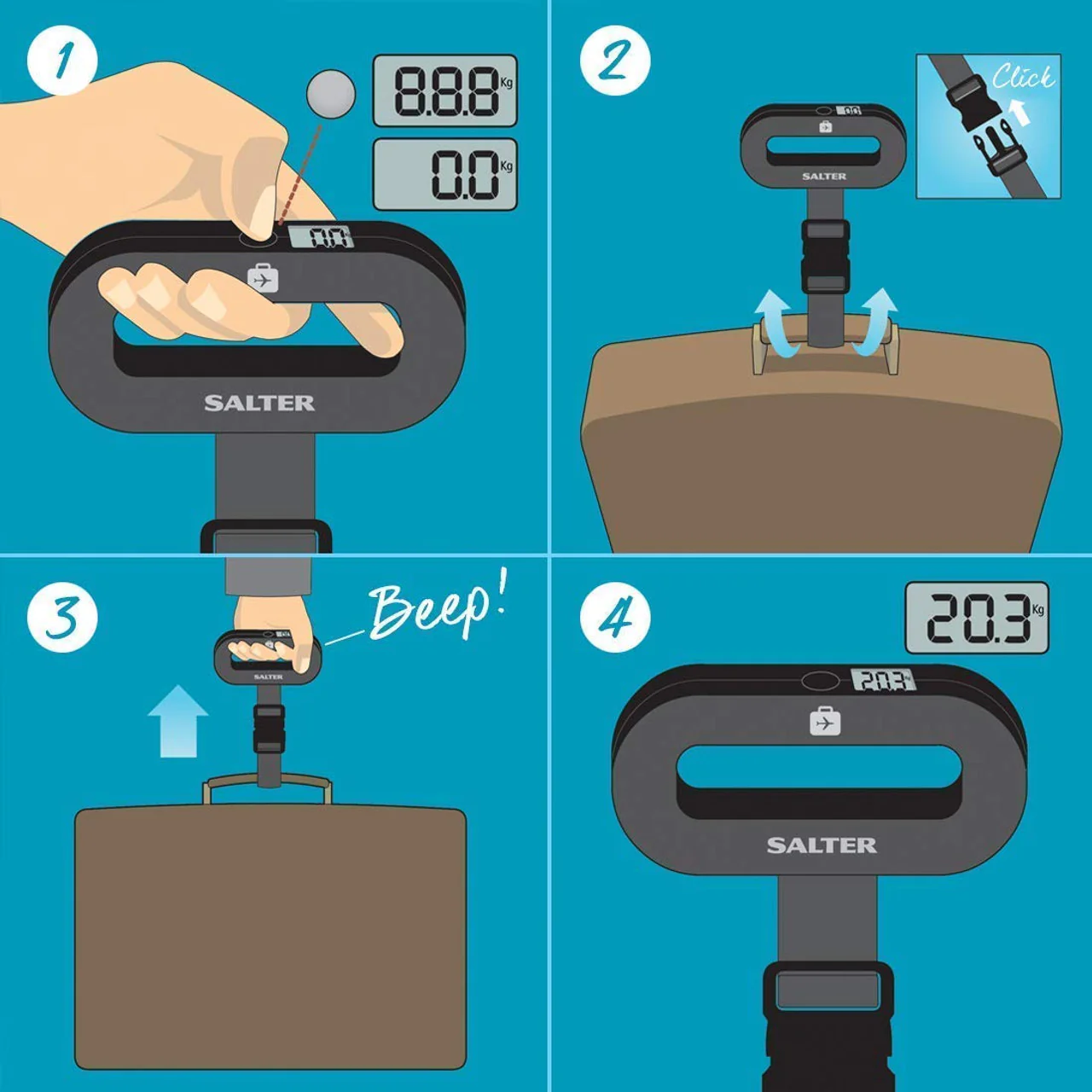 Salter Luggage Scales - Image 4