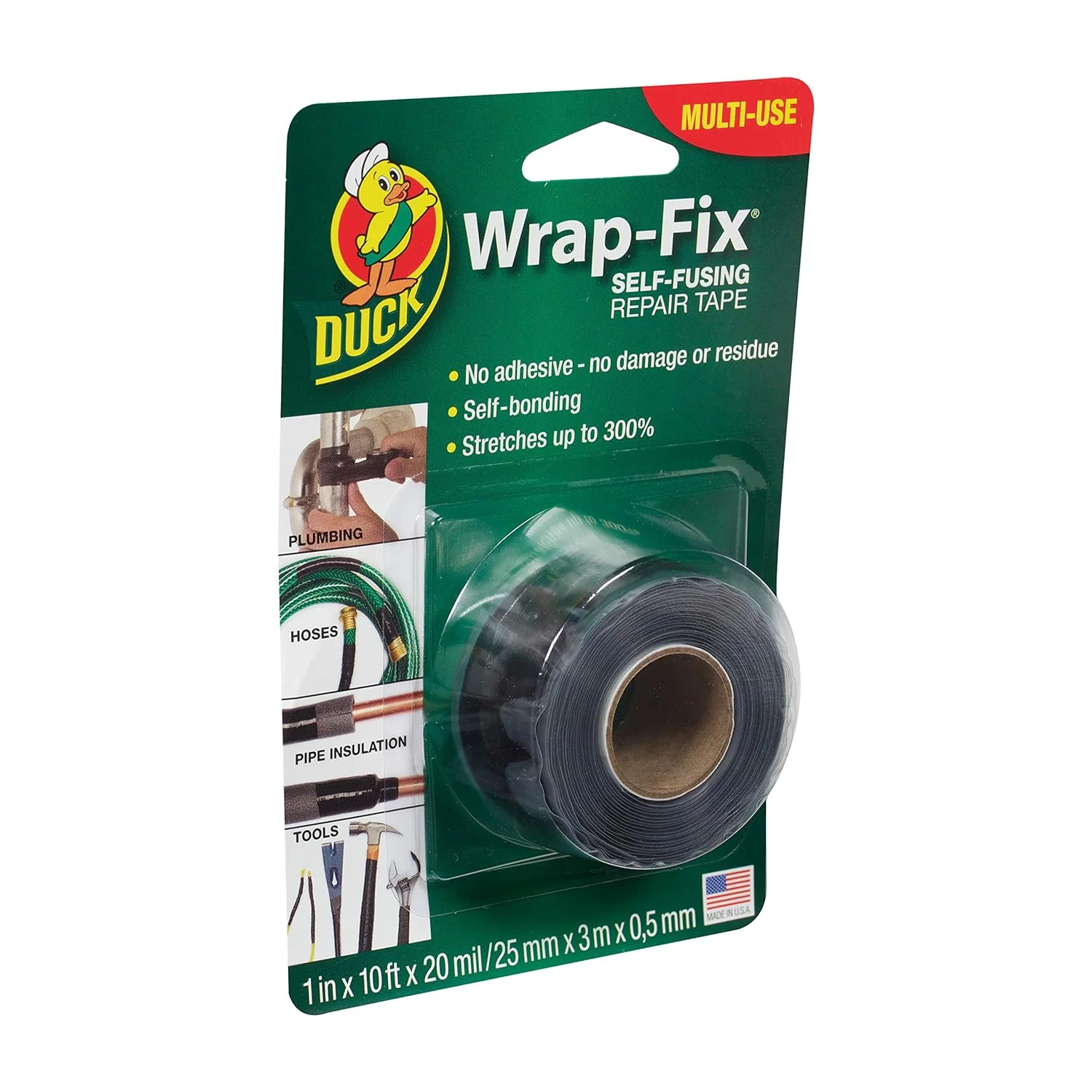 Shurtape Duck Tape Self-Fusing Repair Tape 25mm x 3m - Image 2