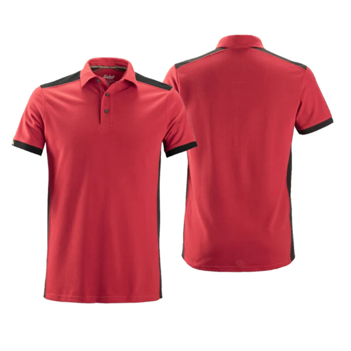 Snickers 2715 AllRoundWork Polo Shirt | Snickers Polo Shirts - Red