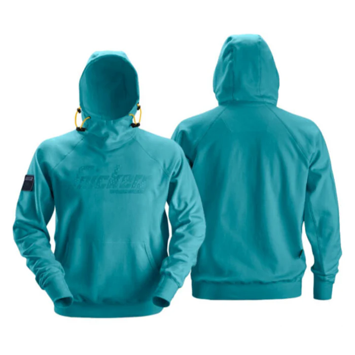 Snickers Workwear 2881 Logo Hoodie - Aqua Blue