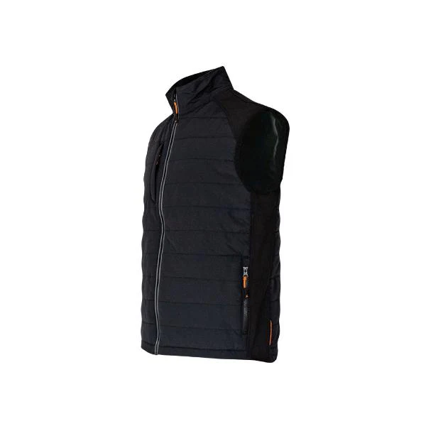 Xpert Pro Rip-Stop Panelled Bodywarmer Black - Image 3