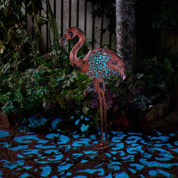Solar Garden Solar Silhouette Flamingo